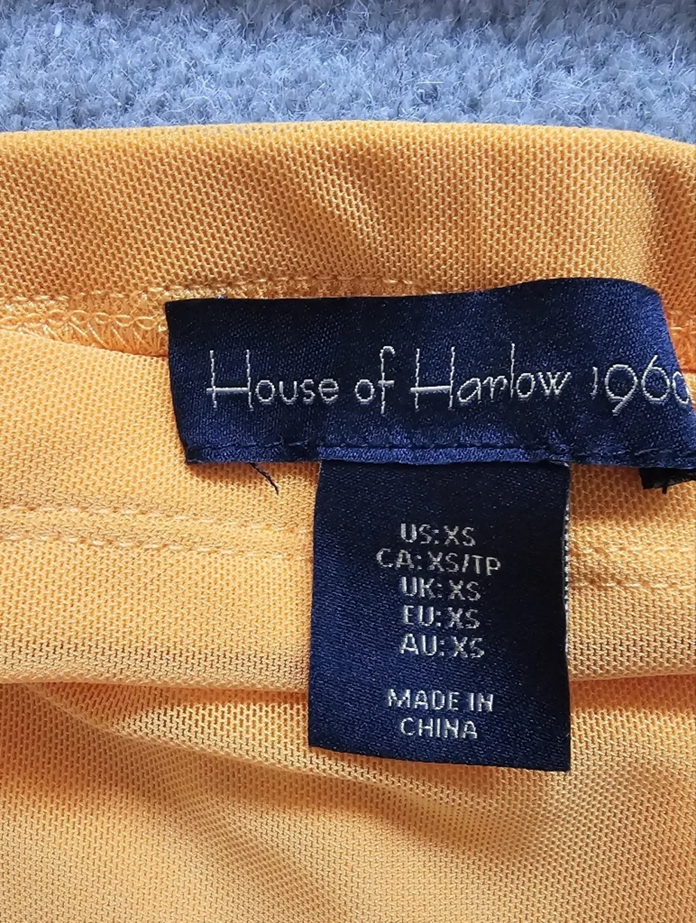 House of Harlow 1960 Yellow One-Shoulder Ruched Midi Skirt